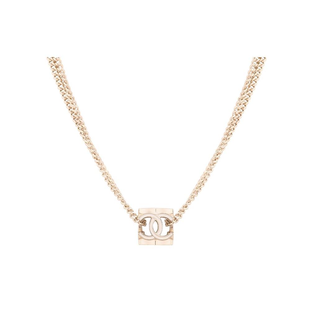 Chanel Exquisite Adjustable Alloy Necklace Women Necklace Gold AB9735-B09514-NK892