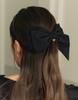 Hyeres Lor Colombe D'Or Asymmetrical Ribbon Tail Hairpin Black Hl1H63101Bkxxx