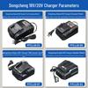 Dongcheng 20V Lithium Battery Charger & 18V Electric Wrench Base — Original Accessories for Angle Grinder & Hammer Drill