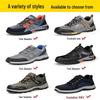 GUYISA Men's Steel Toe Safety Work Shoes