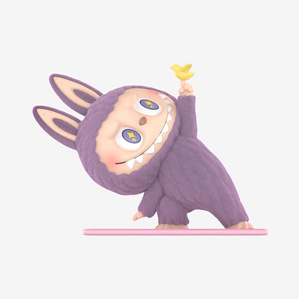 POP MART LABUBU THE MONSTERS Lazy Yoga Series Figurer Blindboks (Enkeltpakning / 10-delers sett)