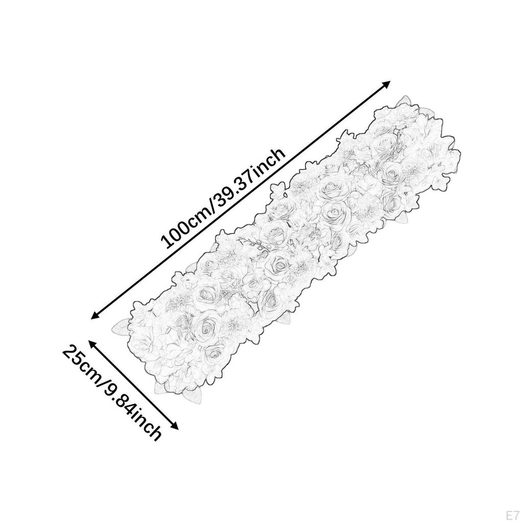 Arch Flower Panel Background DIY Multipurpose Floral Arrangement for Wedding Home