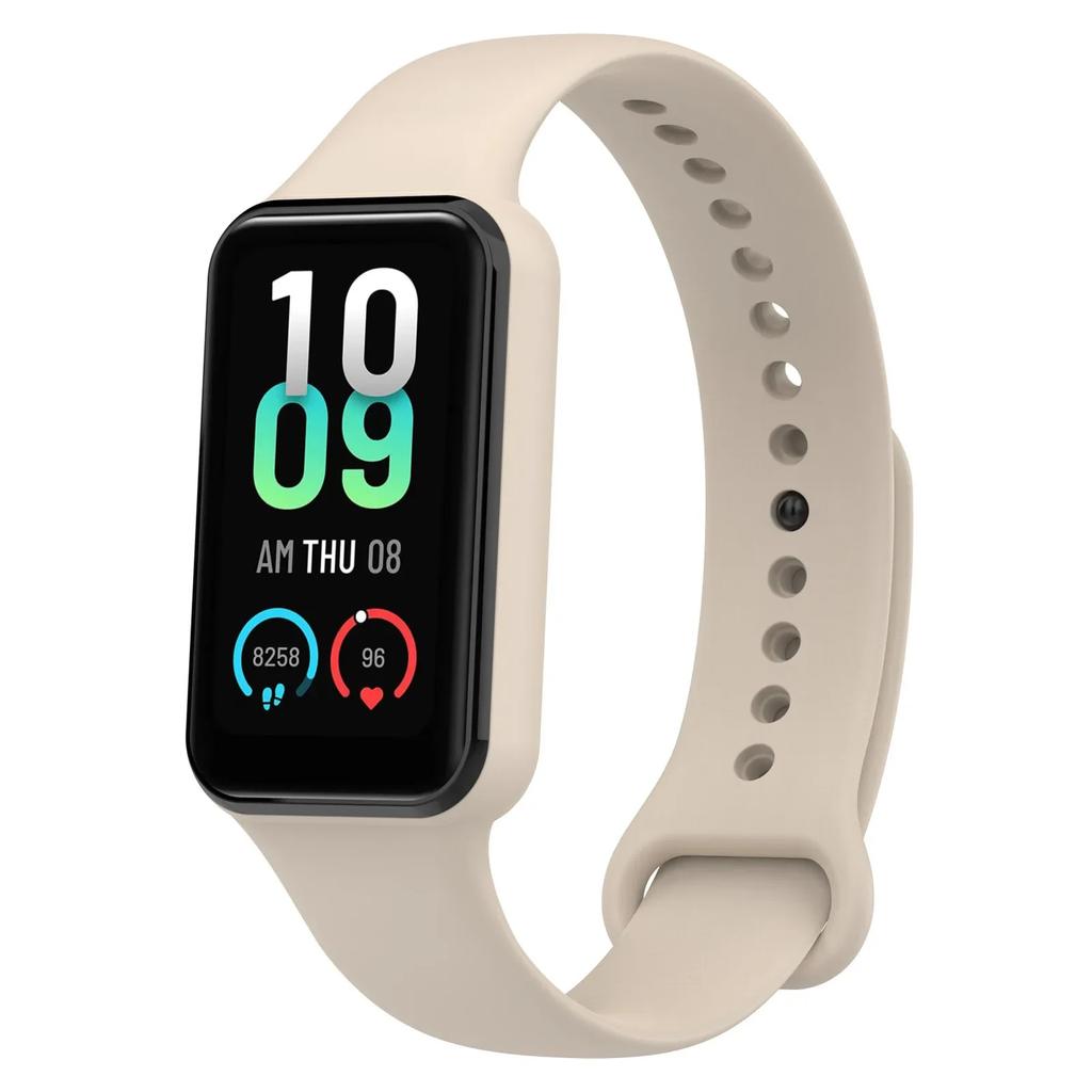 Soft Silicone Sport Strap For Amazfit Band 7 Bracelet Replacement Watchband For Amazfit Band 7 Wrist Strap Smart Watch Correas