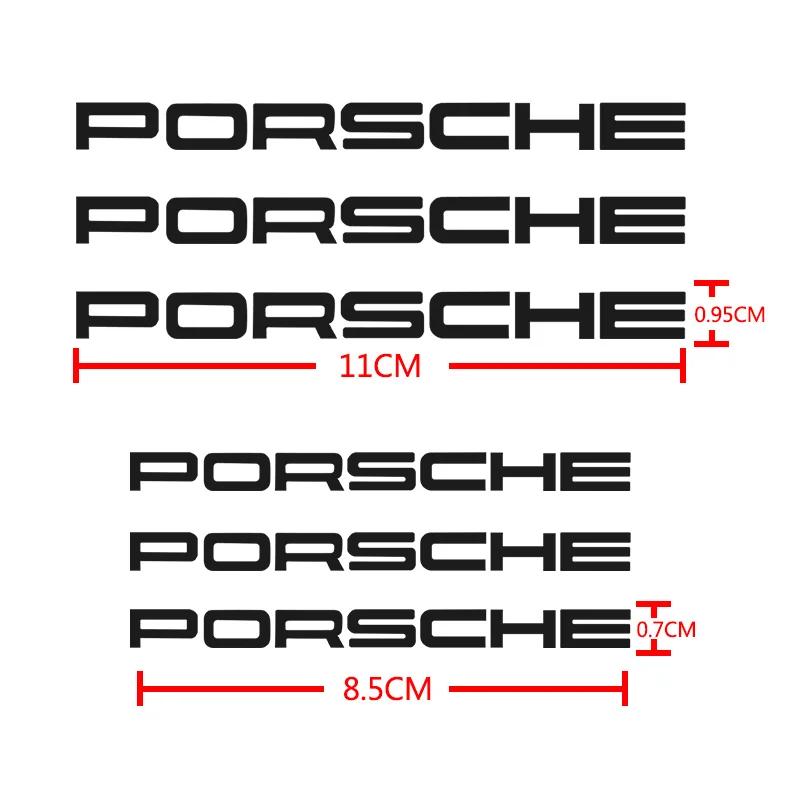 Nieuw Voor Porsche Cayenne Panamera Macan 911 Taycan Boxster Auto Accessoires Auto Remklauw Badge Sticker Embleem Stickers