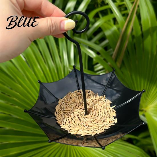 Decorative Bird Feeder Umbrella Outdoor Hanging Open for Balcony Garden Backyard