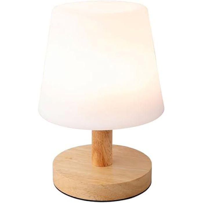 LED lampa - LUMINEO - 22cm - Dřevěný povrch - 35lm - IP44 - USB