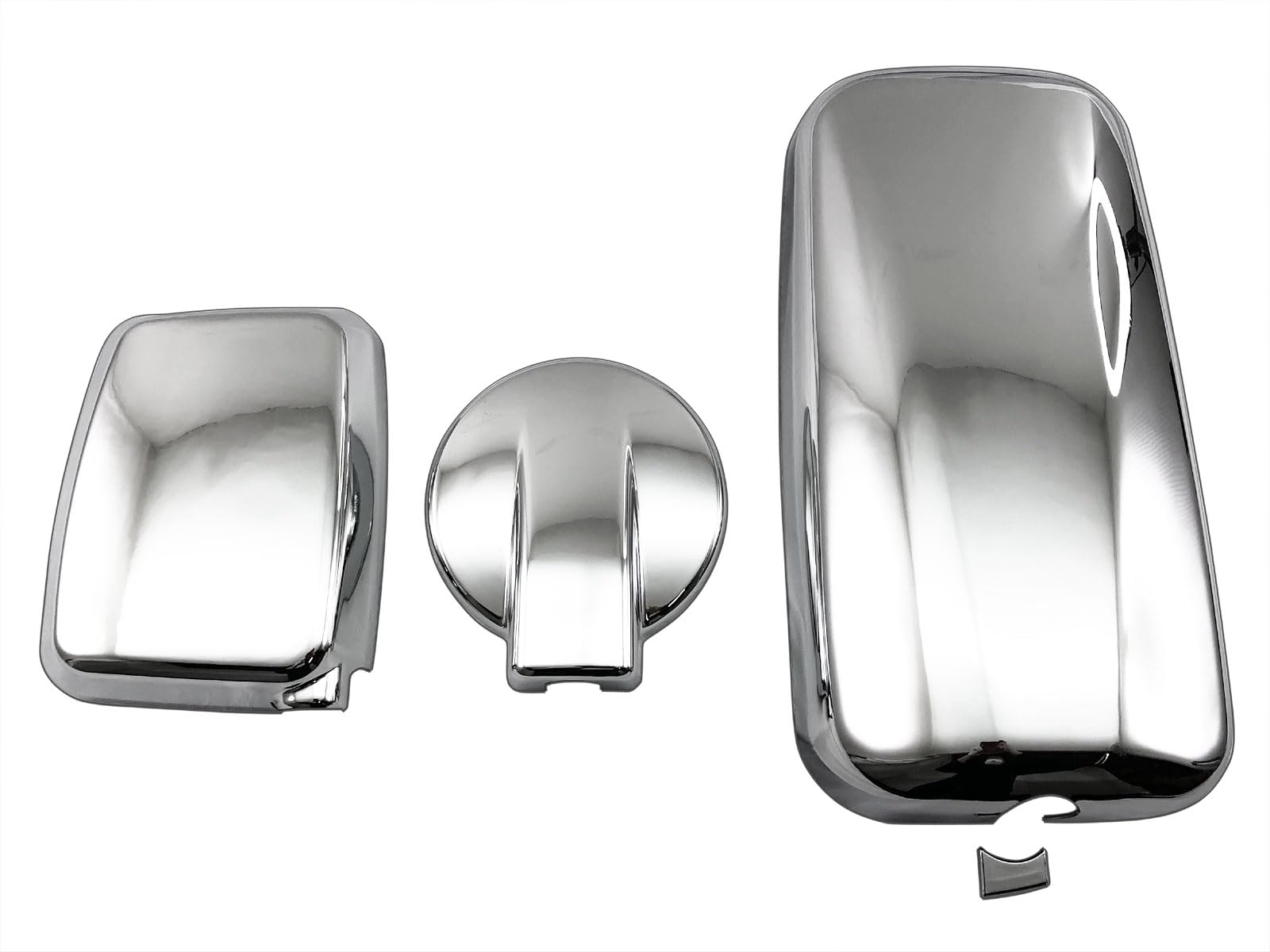

BRIGHTZ Chrome Door Mirror Cover and Cover Set for Dyna 140mm Diameter Under-Mirror (1-ton) [TK-MIR-SET-016]