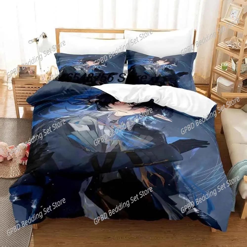 3d Printing Game Arknights Beding Set Bedrom Soft Modern Bedspreads Comefortable Children Kids Soft Duvet Cover Comfortable Quilt Cover And Pilowcase