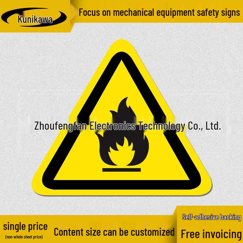 High-Temperature Laser & Corrosion Warning Label