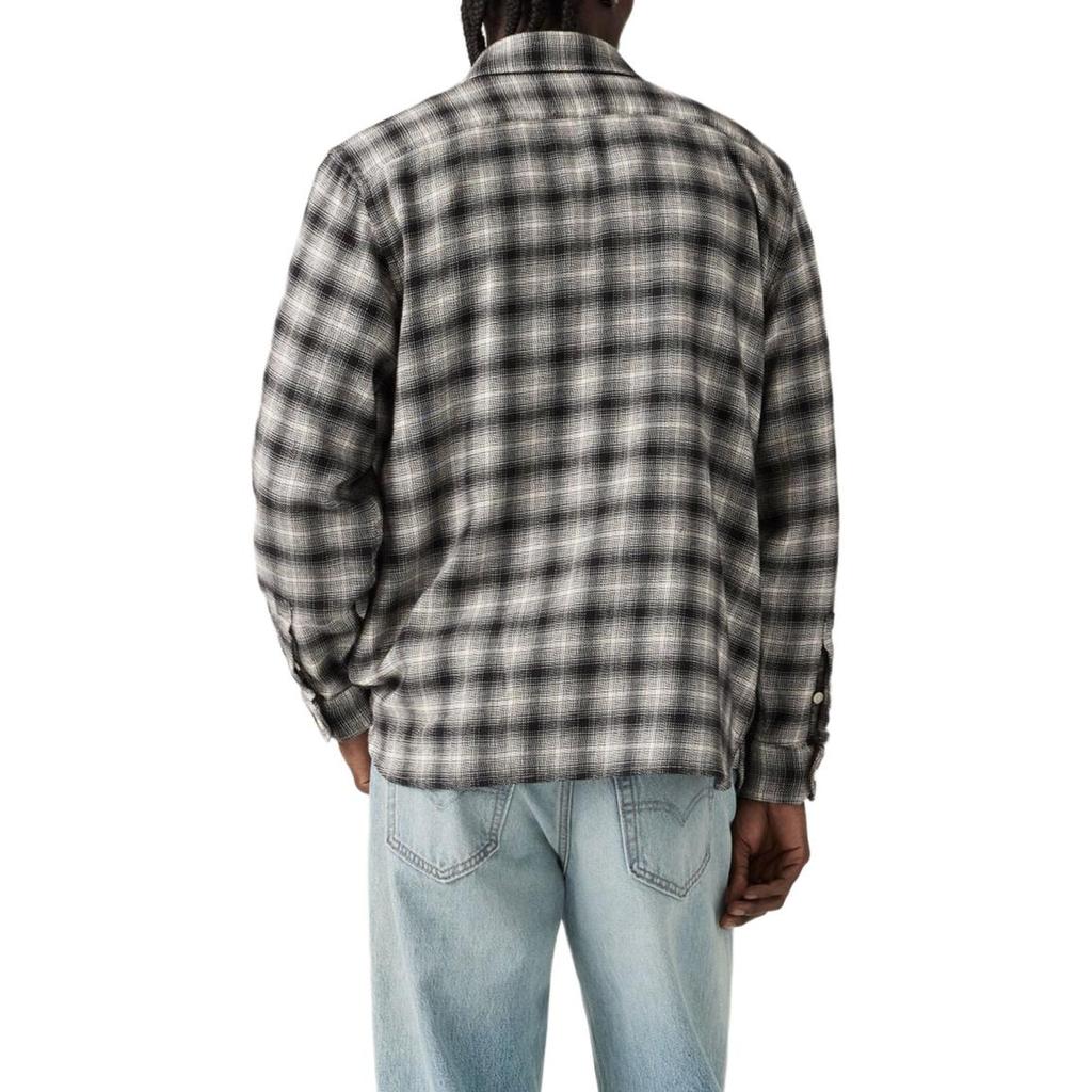 Levis Plaid Button-Down Loose Long Sleeve Shirt Men Shirts 19573-0294