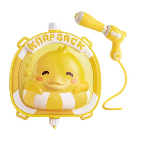 Backpack Water Squirter Toy Cute Animal Design 2000ml Soaker Sprayer Push-Pull Action Water Toy for Kids Outdoor Pool Beach Backyard Fun
