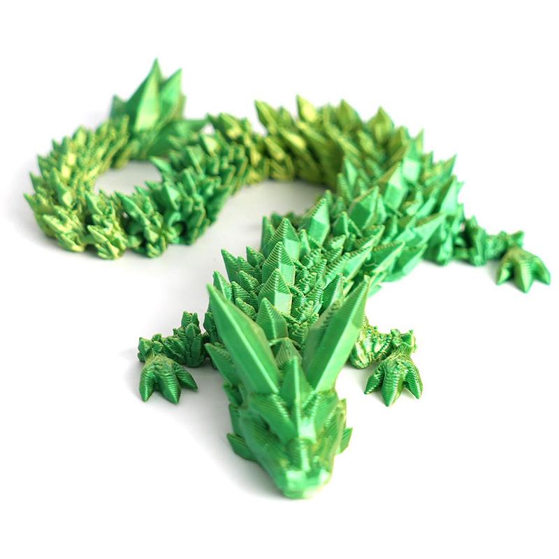 3D-printede dragefigurer Flerleddet bevegelig dragemodell Leker Bordplate Dekorativt ornament Bursdagsgaver