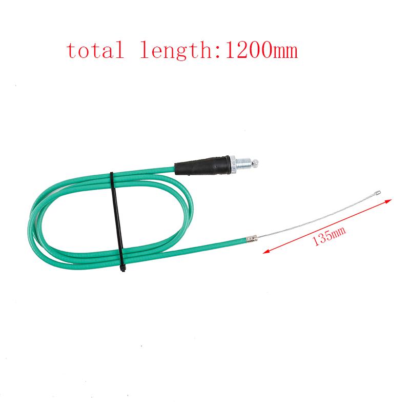 Universal Motorcycle 1000MM/1200MM Straight Head Gas Throttle Cable For SX EXC TC TE KXF CRF YZF WR YZ RM ATV Dirt Pit Bike MX Throttles 2