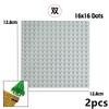 DO-IT-YOURSELF Constructing Blocks Bricks 16*16 Dots Assemblage Construction Toys Double-sided Baseplates 2PCS 16x16 Works With Featuring 91405