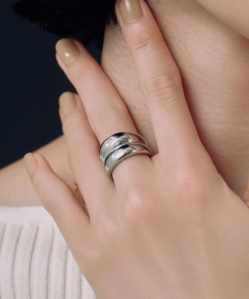 Novice Tokyo Double Ring [Stainless] / Silver