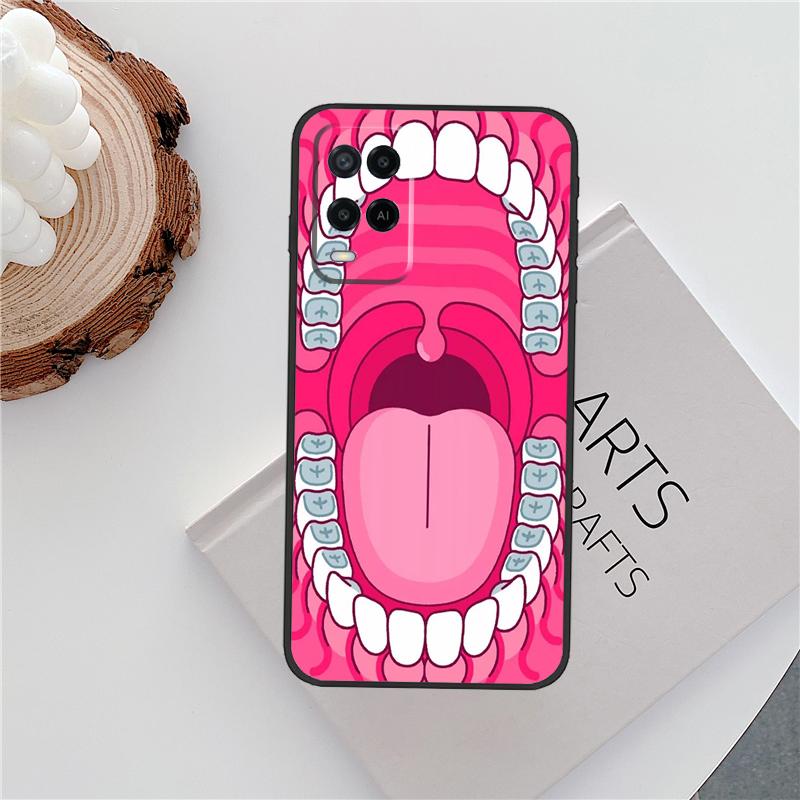 

Dentist Tooth Case For Oppo A18 A38 A58 A78 A98 A79 A40 A60 A80 A16 A76 A96 A15 A74 A94 A54 A77 A17 Cover OPPO A54 5G