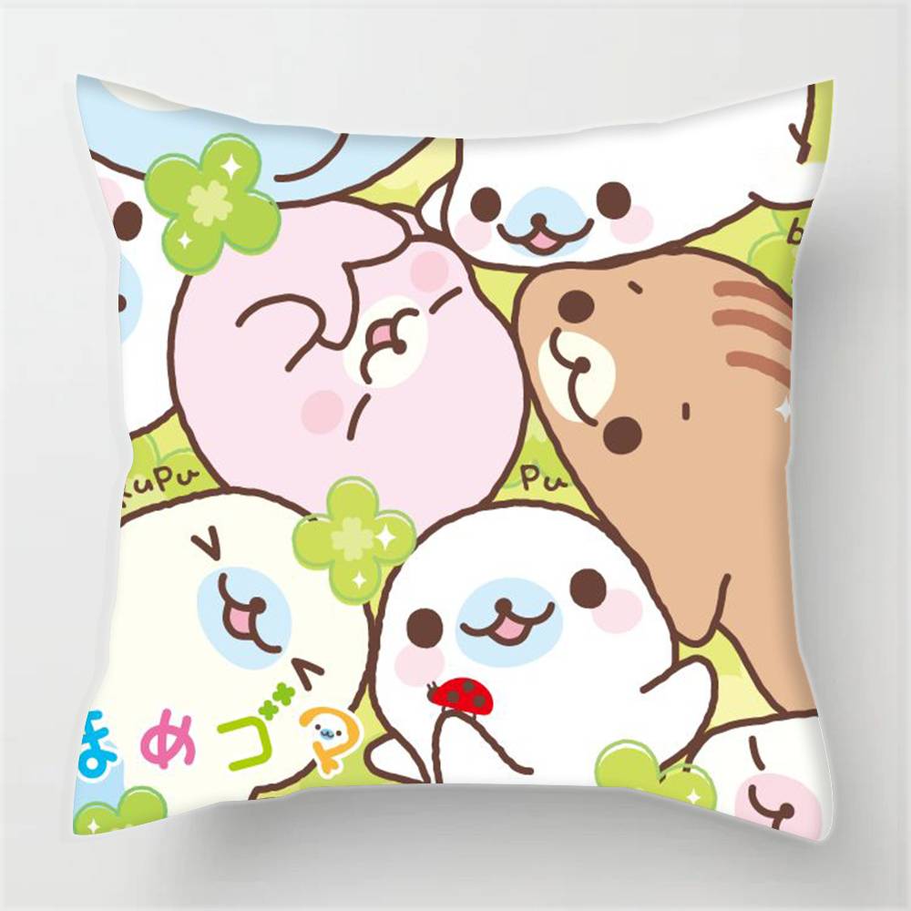 Pillowcases cushion covers living room sofas home decor gifts Anime M-Mamegoma Kawaii  cute