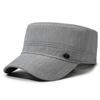 Spring Autumn Men's Flat Top Hat Sunscreen Sun Hat Outdoor Sunshade Cap for The Elderly