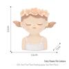 Creative Fairy Resin Mini Flower Pot for Balcony and Desktop Gardening