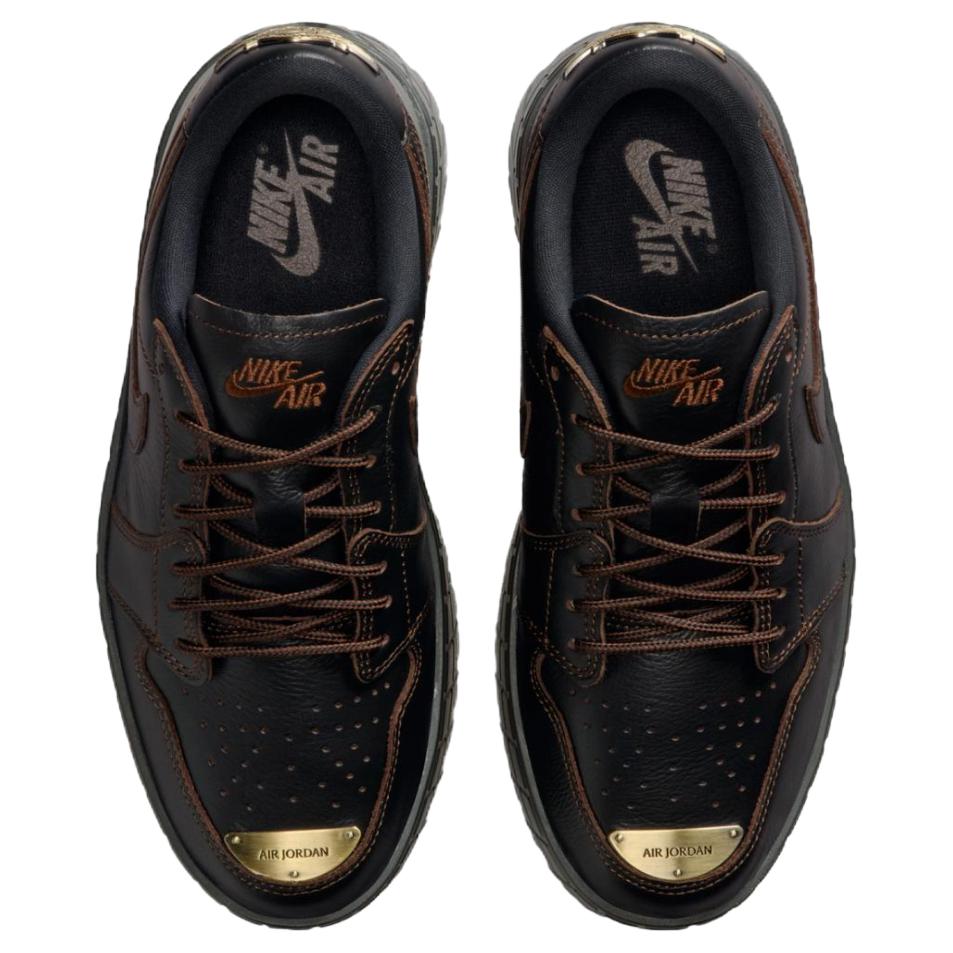 Jordan Air Jordan 1 Low top Casual Shoes Unisex Black Jordan HF3184-002