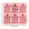 6-Cavity Turtle Silicone Mold, Food Grade Baking Pan for Mousse, Cake, Soap, Candle, DIY Craft