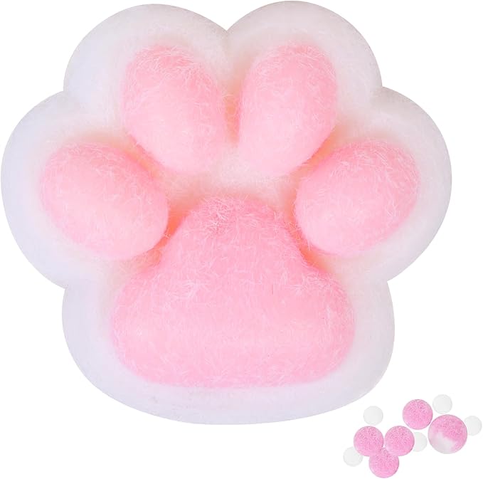 Bambini Bambine 1pz Zampe di Gatto Morbida Viola Giocattolo, 5 Pollici Grande Morbida Zampe da Spremere Fidget per Sollievo dallo Stress, Carino Regalo da Stringere per Adulti