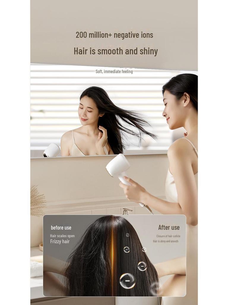 High-Speed Multi-Function Hair Dryer with Negative Ions - Protects Hair, High Power, Minimum Order of One Piece