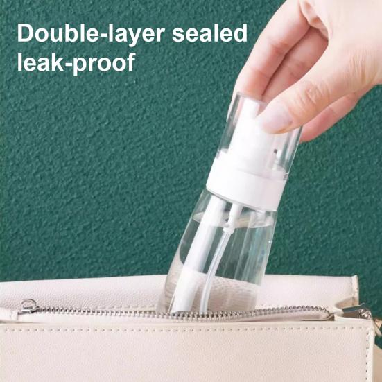 3 Pcs Mini Spray Bottles 30ML + 60ML + 100ML Fine Mist Water Spray Bottle Leak Proof Refillable Travel Bottle for Toners Face Hair Mist