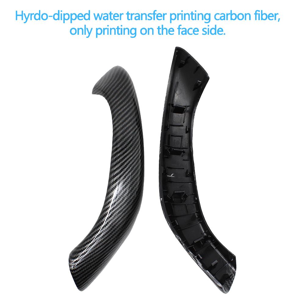 2pcs Set Interior Door Left Right Pull Handle Outer Cover Trim Replacement For BMW X1 X2 F48 F49