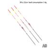 3Pcs Medium Long Float Fish Float High Sensitivity Short Float High Sensitivity Crucian Carp Float White Plastics