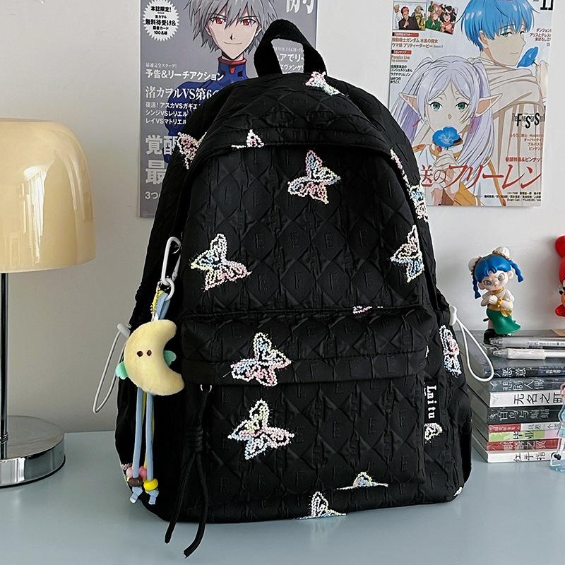 Japanese Niche Casual Schoolbags with High Appearance and Large Capacity Versatile Commuting Backpacks for Junior High School Students