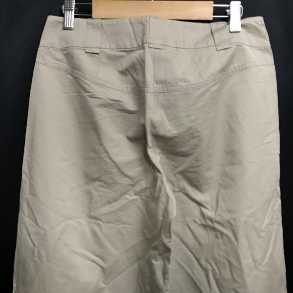 SPORTMAX Max Mara Hergestellt in Portugal Leinenmischung Weite Hose Damen 36 Schrittlänge 83cm Beige(GEBRAUCHT)