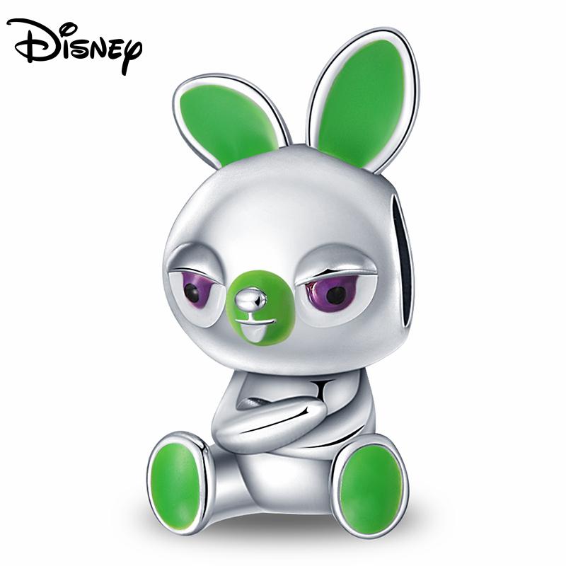 925 Silver Disney Mickey Zootopia Boutique Charm Pendant Fit For Necklace Original Bracelet DIY Fine Festival Women's Party Gift