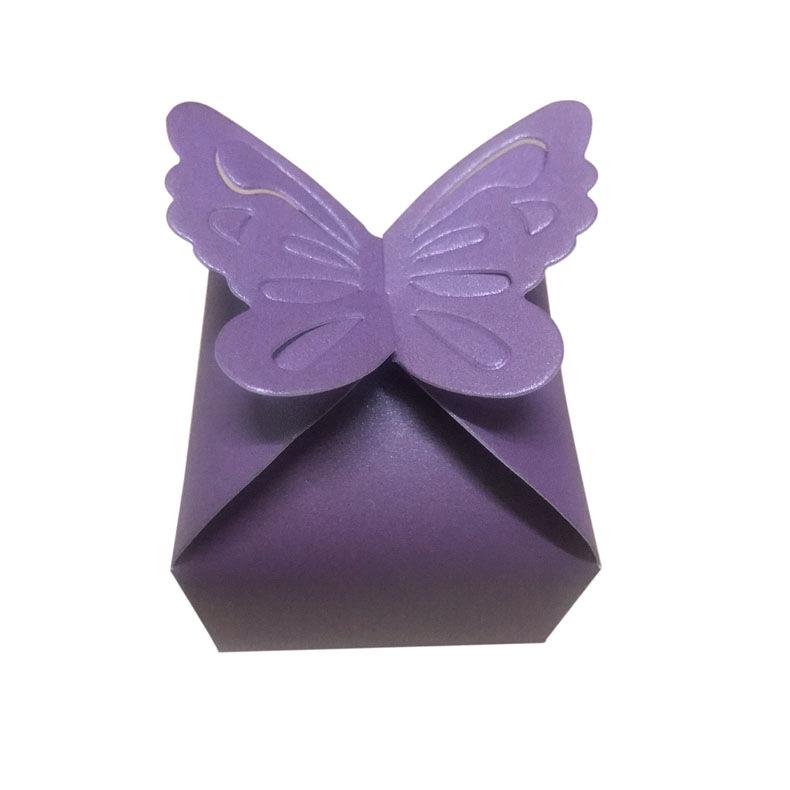 50pcs Butterfly Party Wedding Favor Gift Candy Bomboniere Boxes AVE