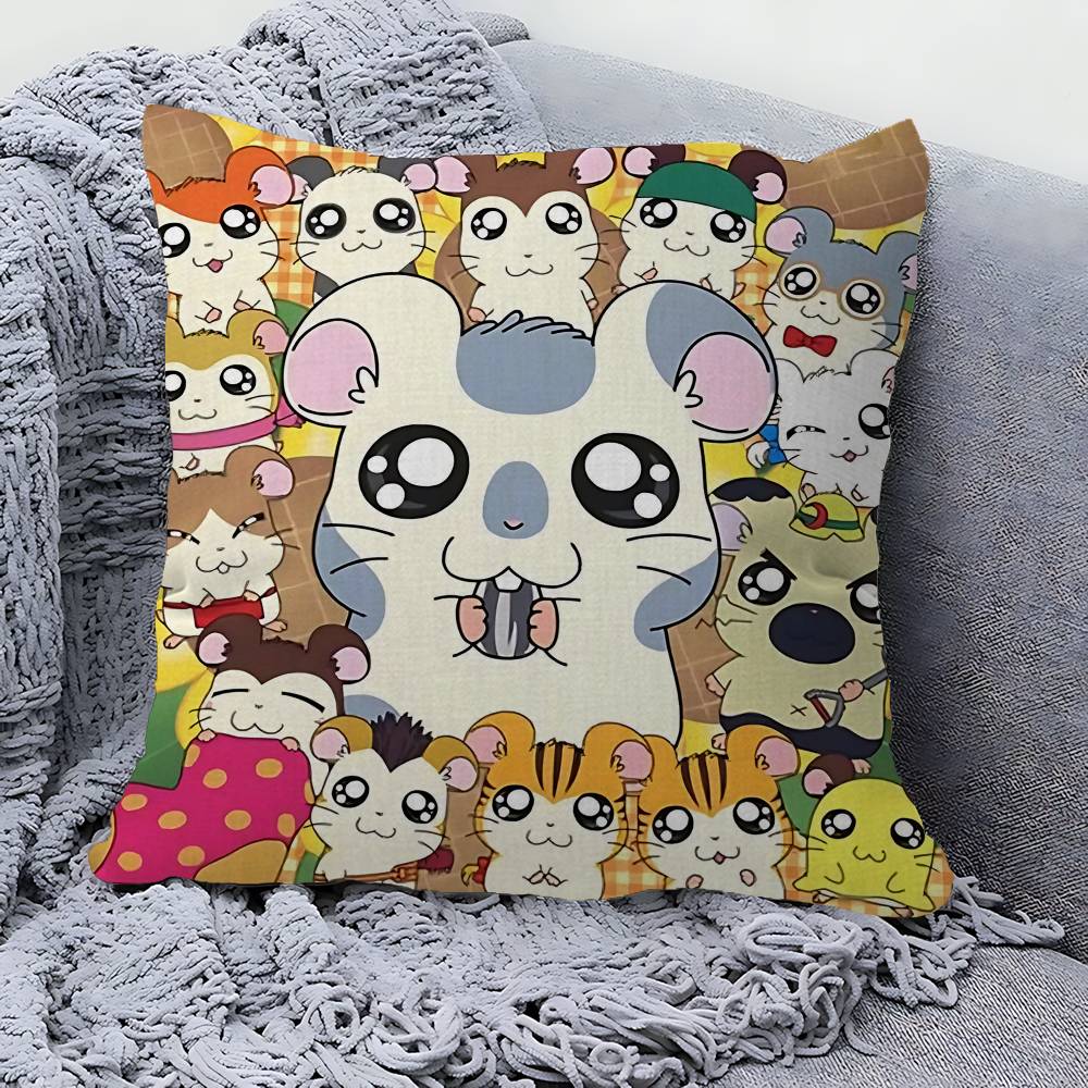 Hamtaro Anime pillow cover sofa cushion cover home room decoration children gift