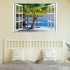 Fake Window Landscape Painting Wall Stickers Living Room Bedroom Decoration Stickers Pvc Self-Adhesive