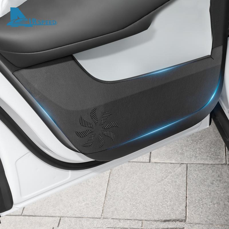 Anti-Kick Mat for Volvo EX30 2023 2024 2025 Car Door Sticker Soil-Proof Children's Kick Pad PU Leather Accessories Car Styling.