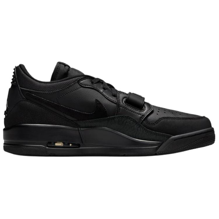 Jordan Legacy 312 Pelle Sintetica Basse Scarpe da Basket Vintage Uomo Nero IQ9784-001