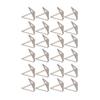 24 Pcs Card Clip Holder Triangular Simple Stylish Lightweight Portable Card Clips for Office File