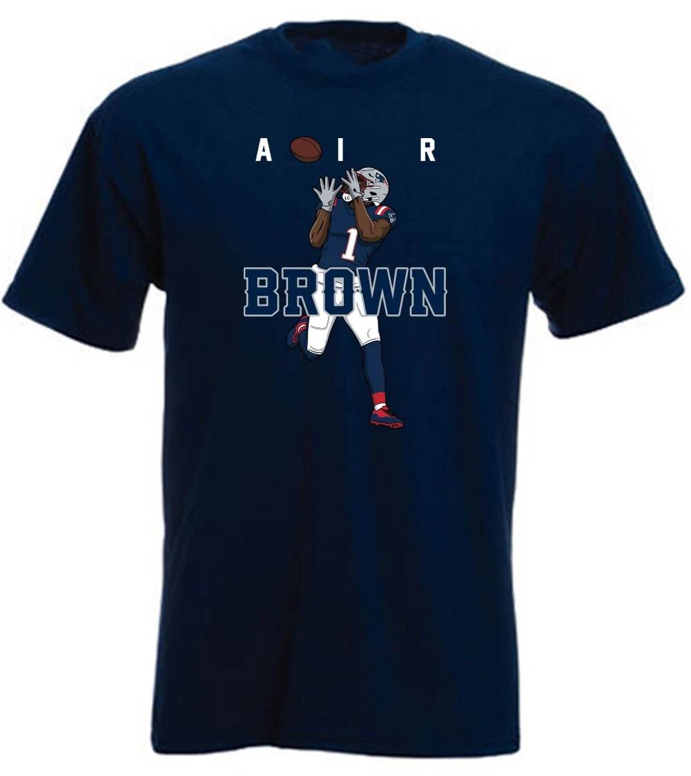 AJ brown Air Patriots Shirt T-Shirt Youth Medium M