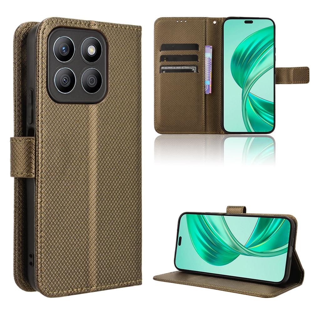 Leather Flip Cases For Honor X8C Leather Case [Flip Vintage Leather] Wallet Shockproof Durable Retro Flip Covers