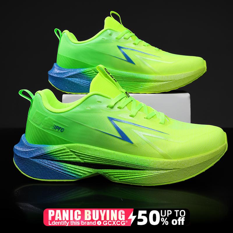 Antiskid Sneaker Sport Reticular Airy Speciality Marathon Male Running Shoes Carbon Board Ultralight Women'S Sports