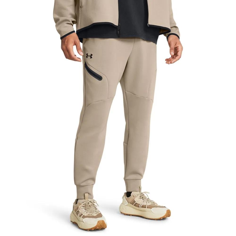 Under Armour Unstoppable Solid Color Training Joggers Men Bottoms Brown 1379808-203