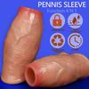 Men's Silicone Wearable Wolf Tooth Sheath for Penis Enlargement and Thickening