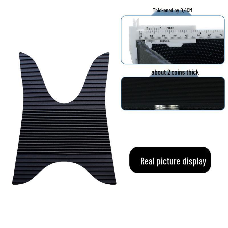 Xianjian Jinqiao Ge Motorcycle Rubber Foot Mats - Wear-resistant, Waterproof, Anti-slip Pedal Accessories