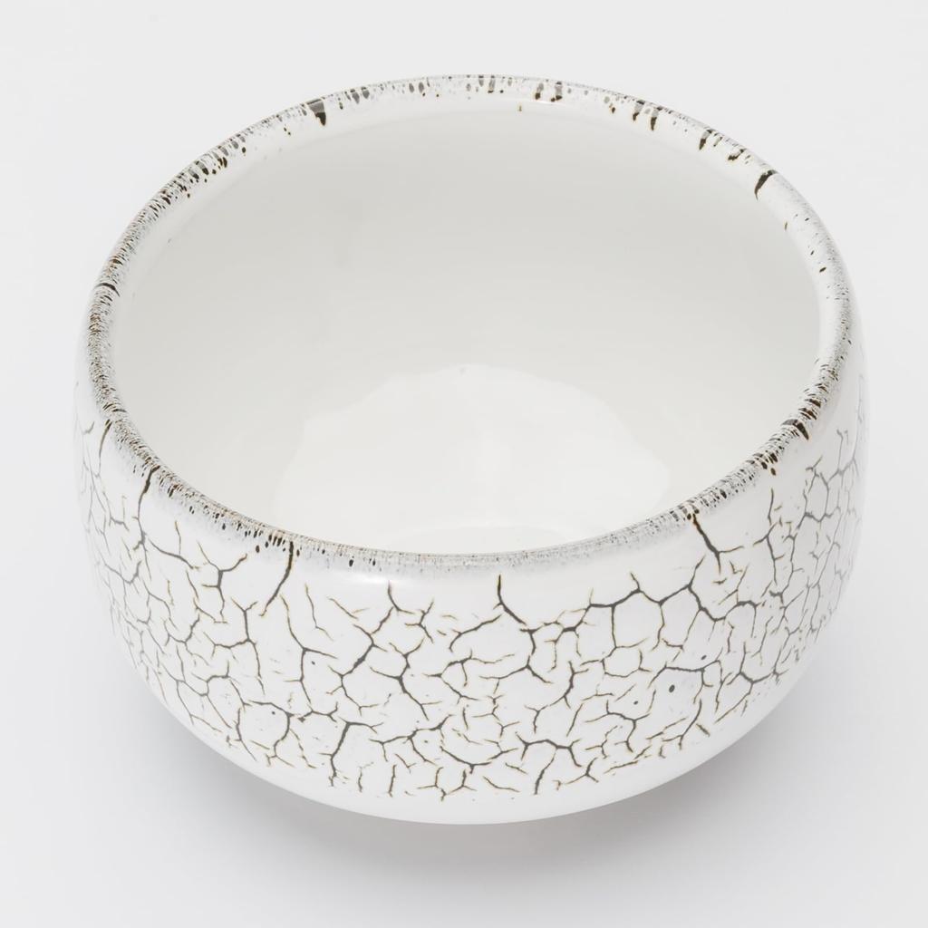 Mino Ware Matcha Shiro Made In Bowl, Tenmoku, White, 12.5cm Diameter, Japan, 505-35