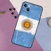 Argentina Flag Case For iPhone 16 15 14 13 12 11 Pro Max Mini X XR XS Max 7 8 Plus 2 Bumper Cases Cover