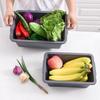 Homeglen Rectangular Plastic Collection Basket
