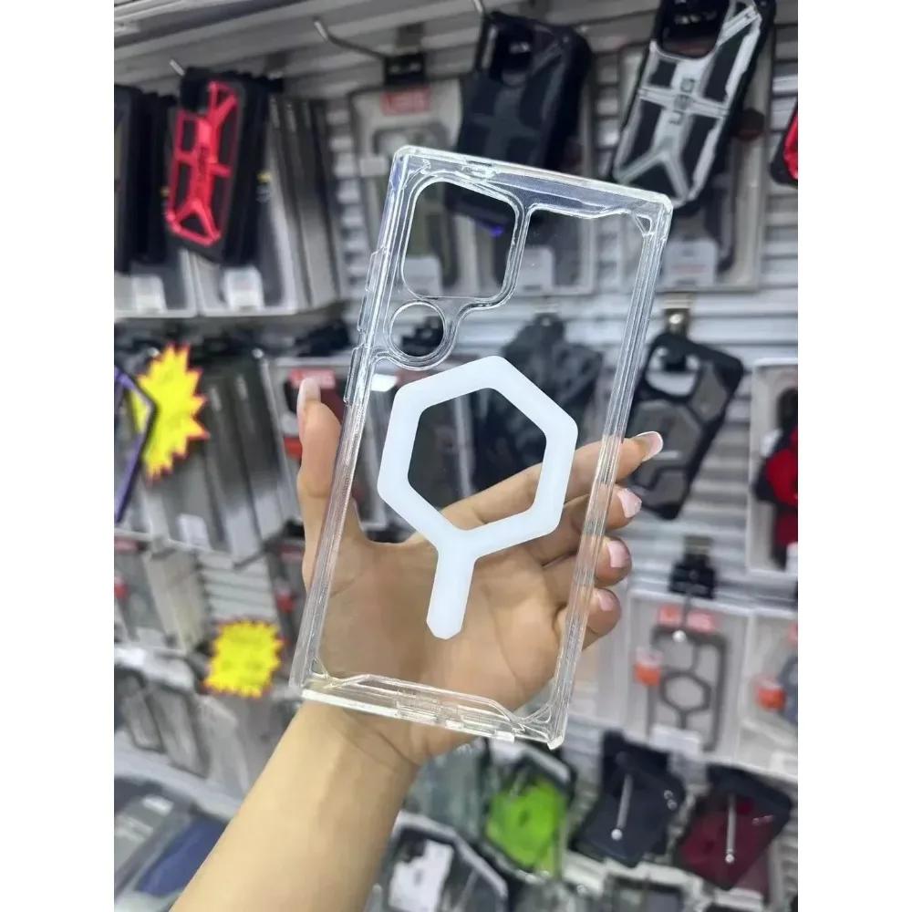 Scratch-Resistant Tough Rugged Case UA for Samsung Galaxy S25 Ultra Plus 5G Magnetic Military-Grade Protection Transparent Cover