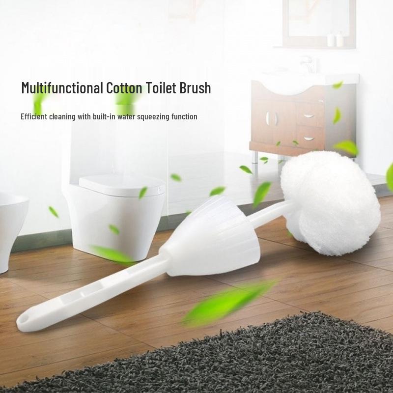 Soft Bristle Toilet & Bathtub Brush for Hotel Bathrooms